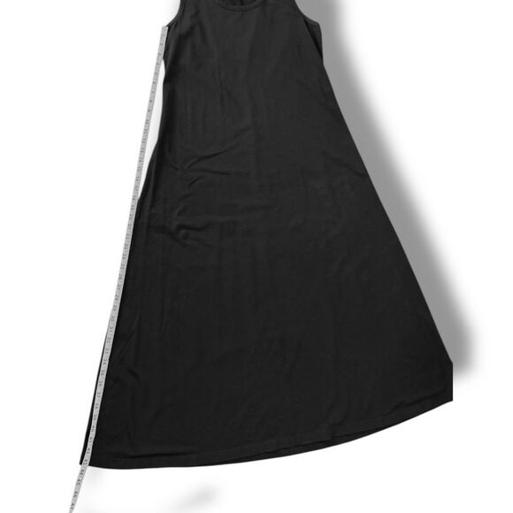 J. Jill Midi Black Tshirt Pullover Sleeveless Black Casual Stretch Women’s Sz L - Picture 4 of 10